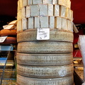 A stack of Gruyère  cheese